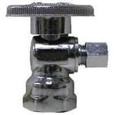 Plumb Pak PP20046LF Shut-Off Valve, 1/2 x 1/4 in Connection, FIP x Compression, Brass Body